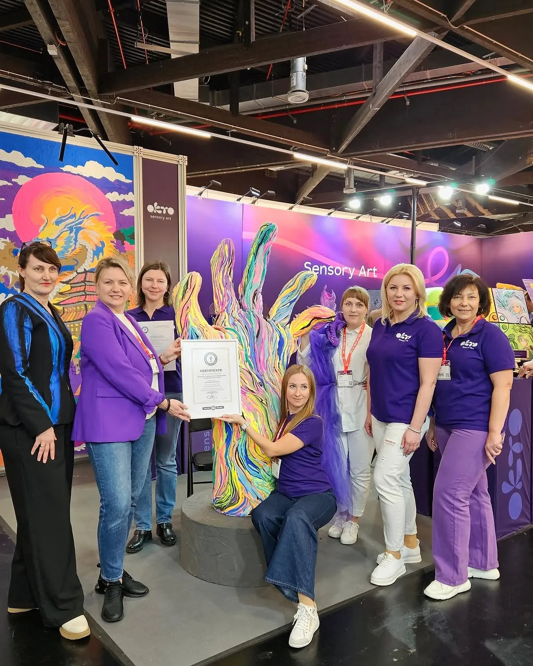 OKTO Sensory Art in the World Records book!