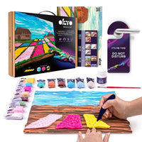 3D PICTURES Famous Masterpieces DIY 3D painting creative set ”Flower beds in Holland”