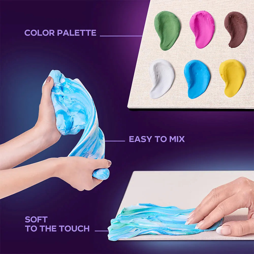 3D-BILDER Berühmte Meisterwerke DIY 3D-Malset „Blumenbeete in Holland“ 30 x 30 cm 