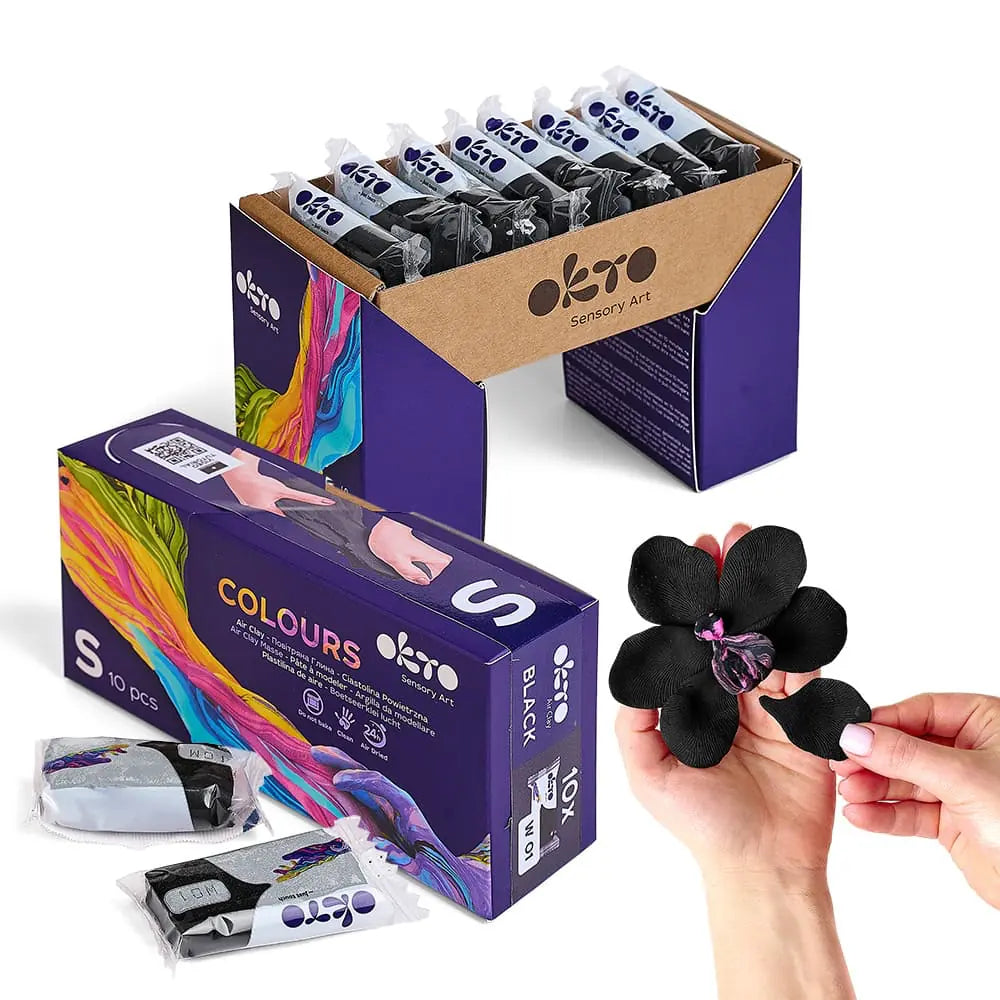 FARBEN S. Air Clay Compound W01 Schwarz 