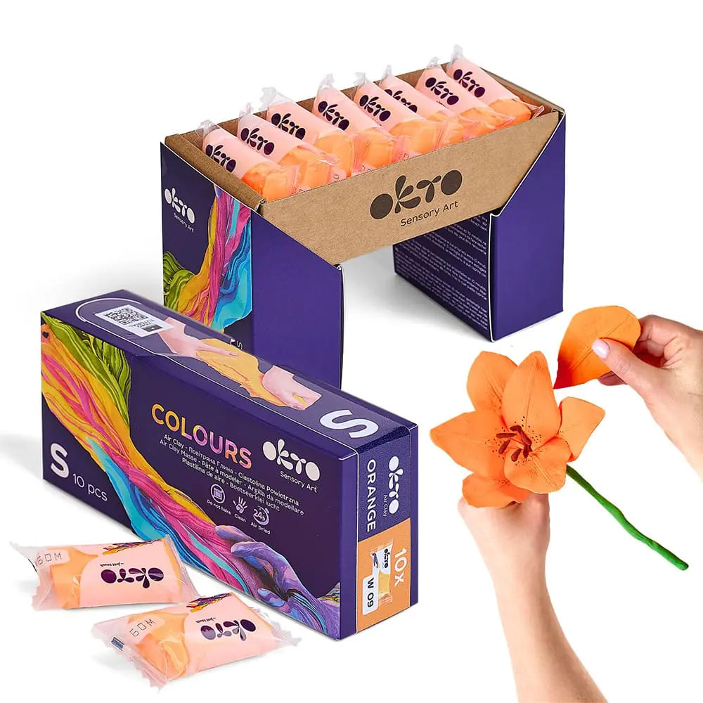 FARBEN S. Air Clay Compound W09 Orange 