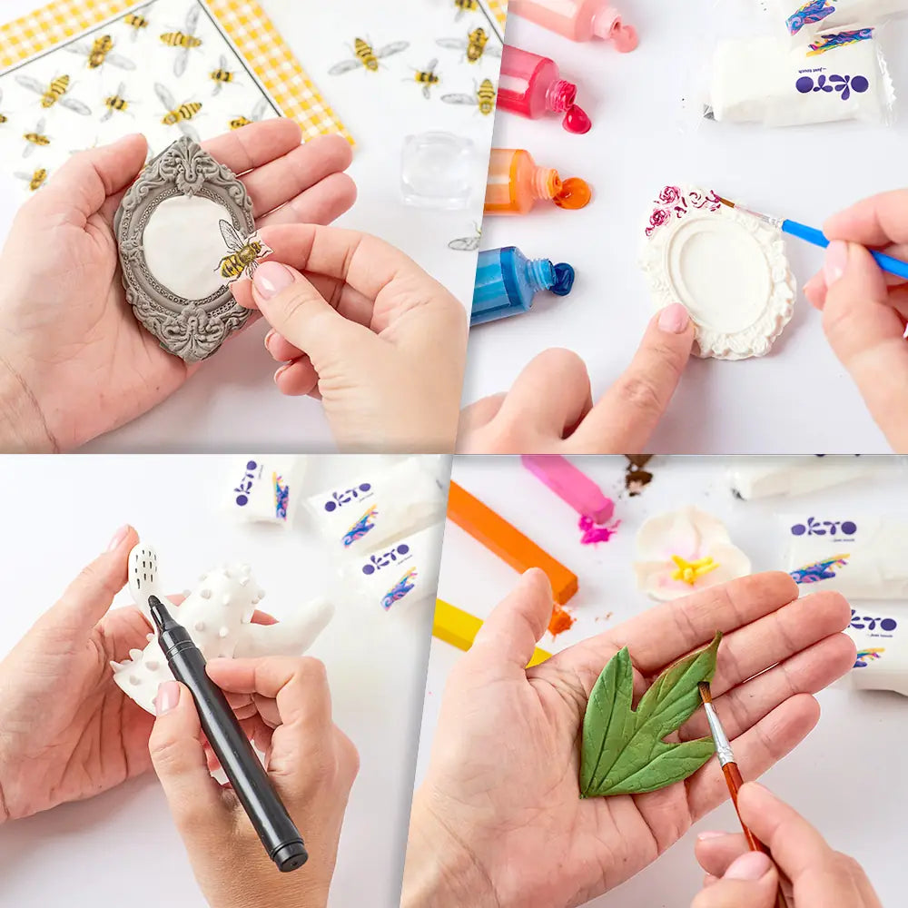 FARBEN S. Air Clay Compound W37 Magenta 