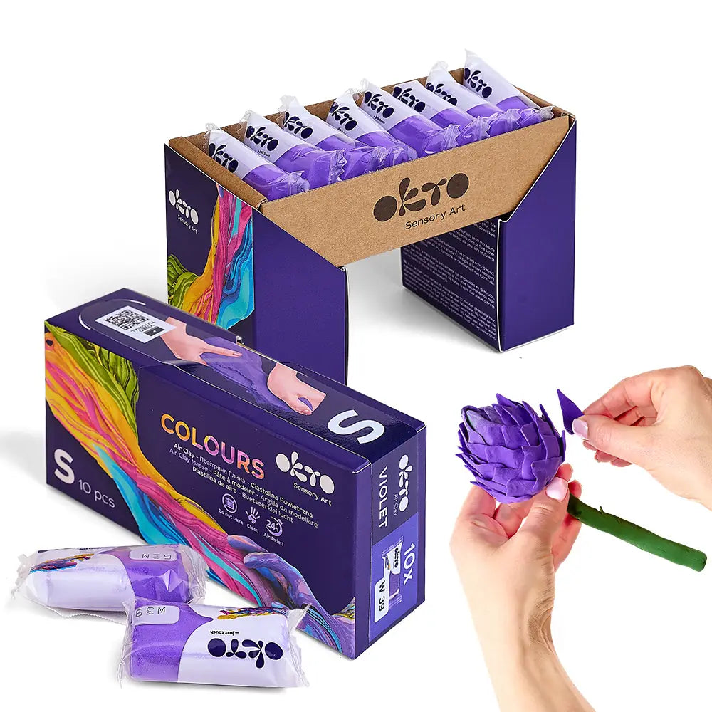 FARBEN S. Air Clay Compound W40 Violett 