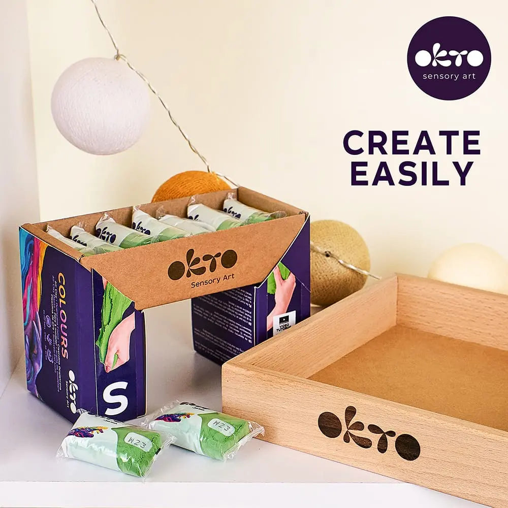 KÜNSTLERBEDARF Holzvitrine 8,3" x 8,3" Zoll 