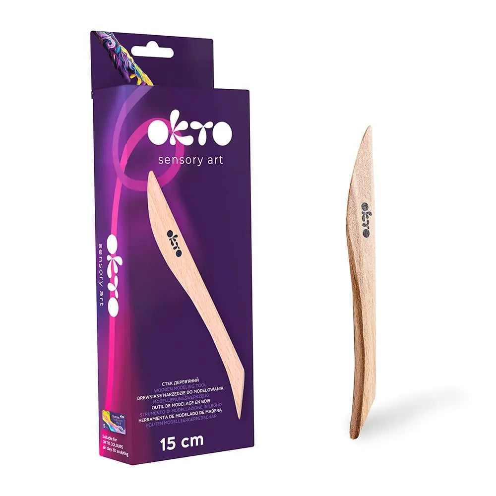 KÜNSTLERBEDARF Modellierwerkzeug aus Holz 