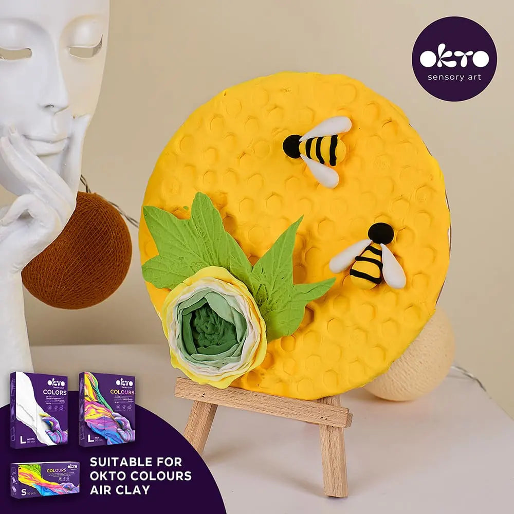 KÜNSTLERBEDARF Runder Sockel D160 mm (Mini-Staffeleihalter ist im Lieferumfang enthalten) 