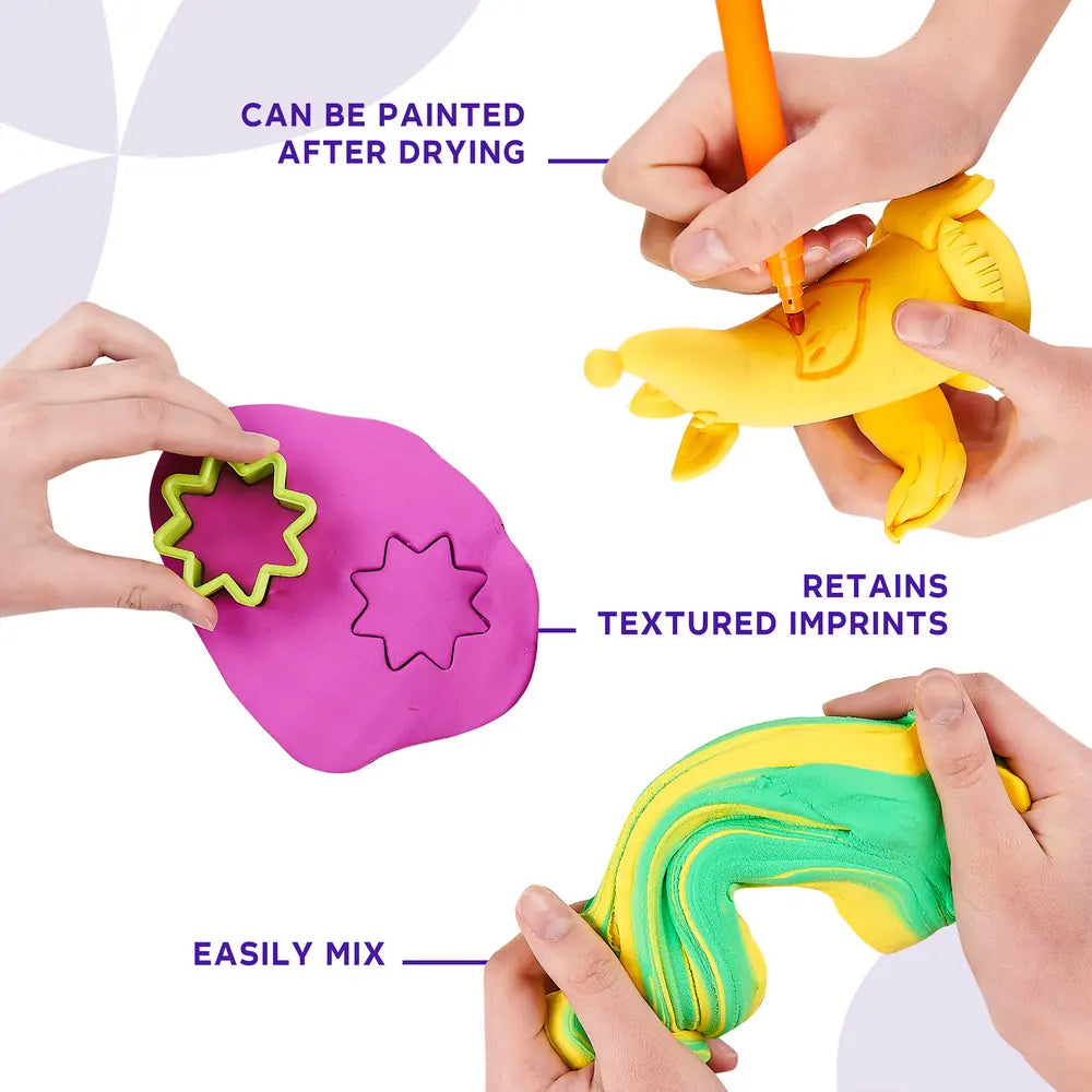 Schulbedarf Air Clay Set Schulbedarf ТМ ОКТО Weltraum/Gemüse 