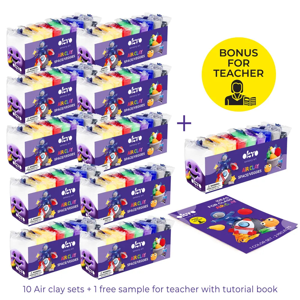 Schulbedarf Air Clay Set Schulbedarf ТМ ОКТО Sommerlager/Stadt 