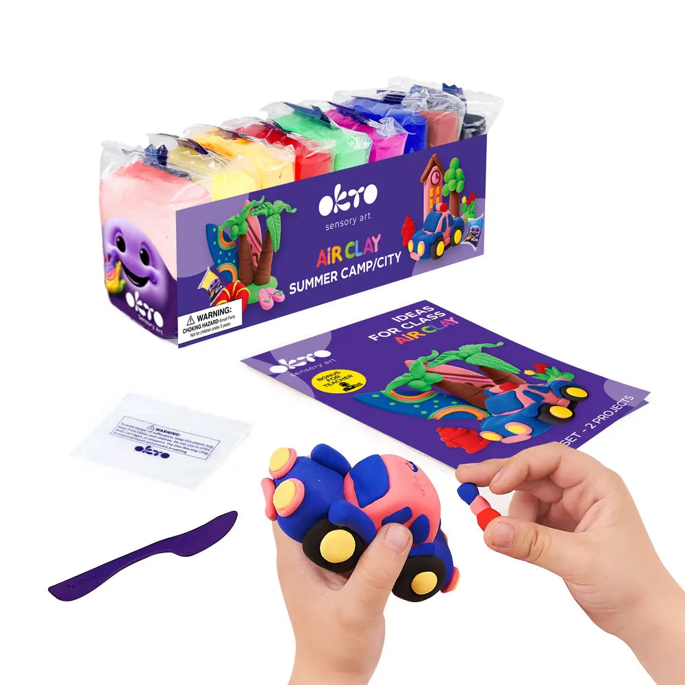 Schulbedarf Air Clay Set Schulbedarf ТМ ОКТО Sommerlager/Stadt 