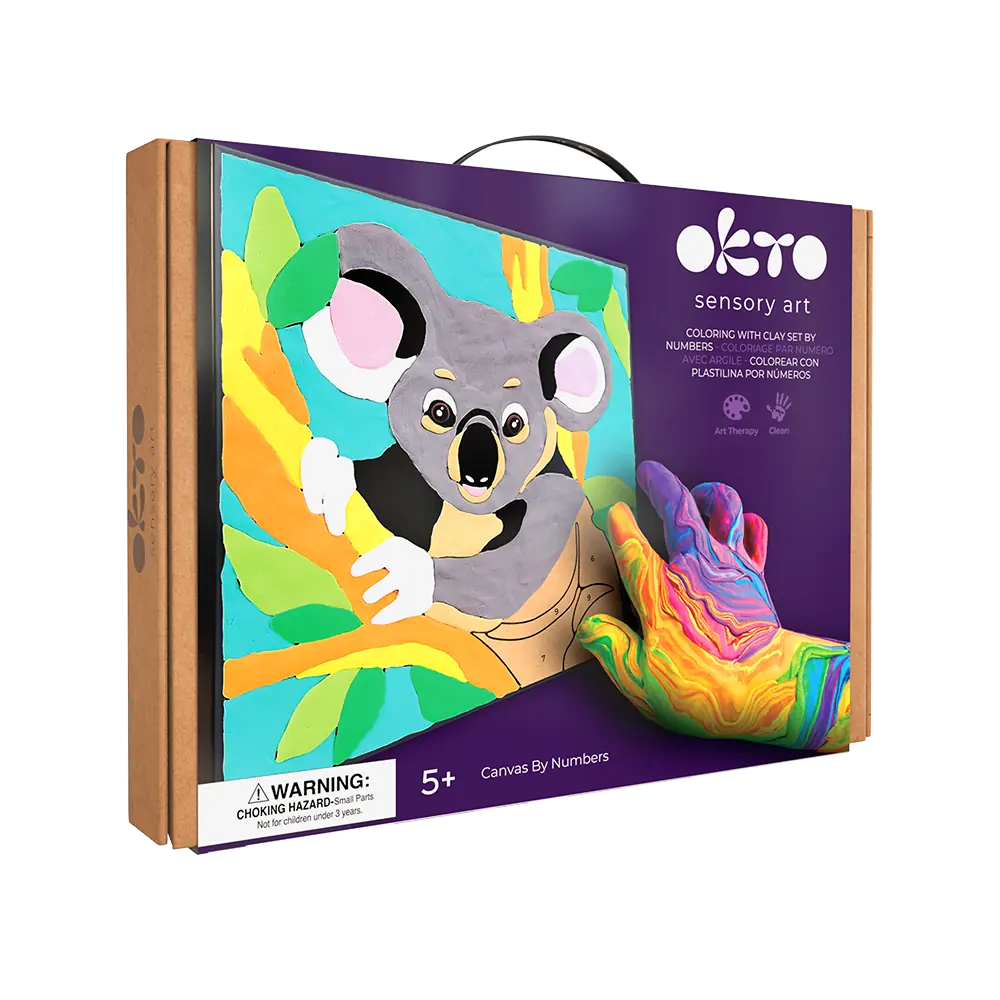 Malset mit Ton nach Zahlen ТМ ОКТО Koala 11,4" x 11,4" Zoll 