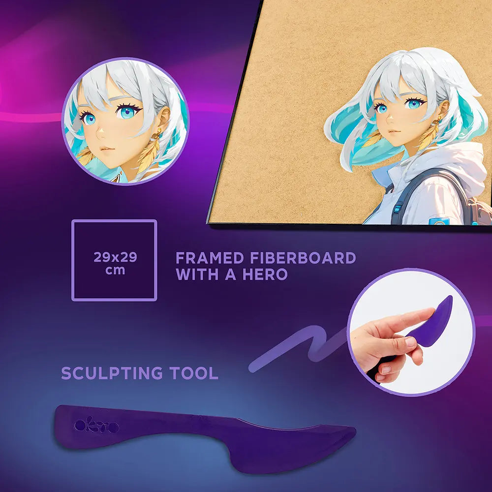 DIY 3D Malset "MANGA" Air 30 x 30 cm 