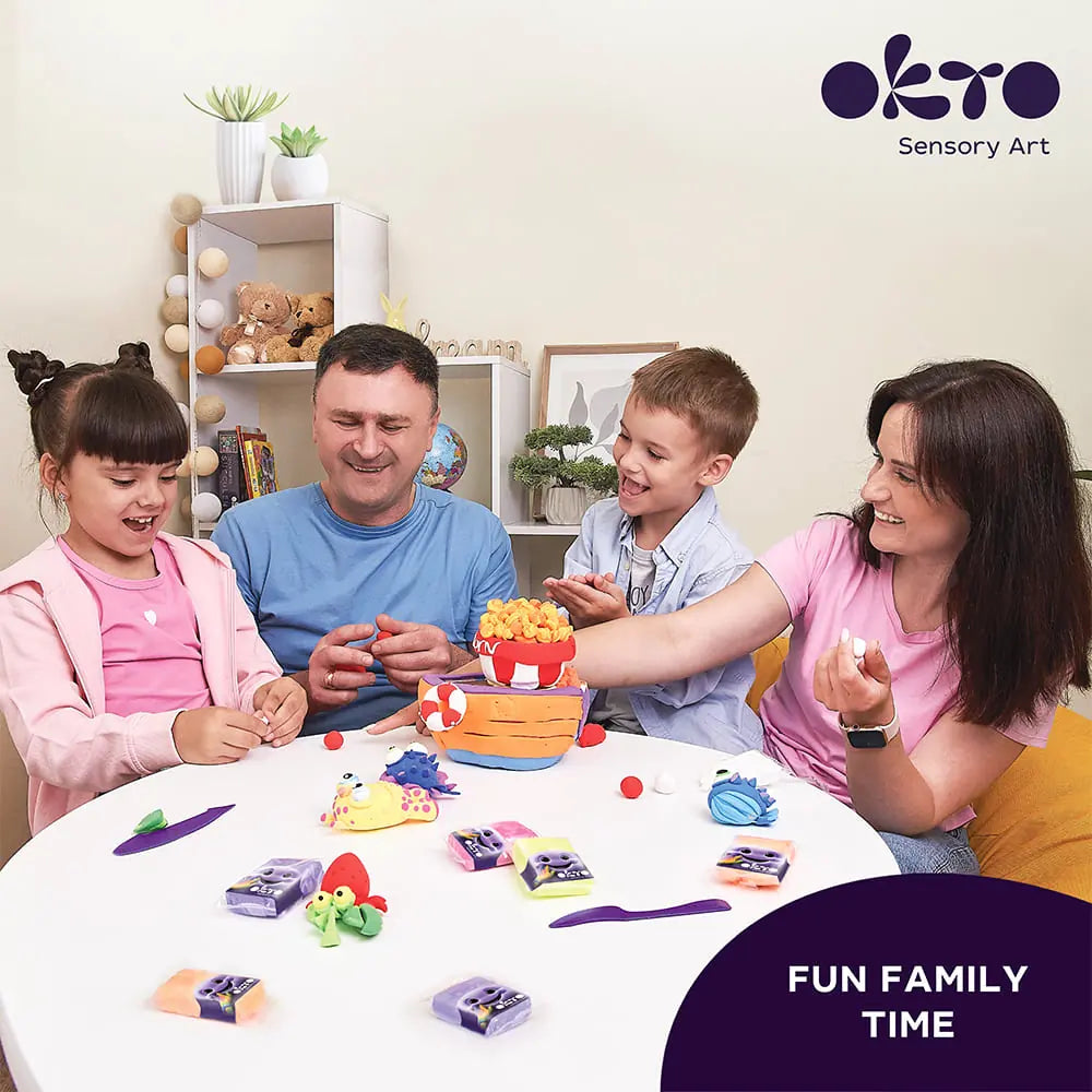 Set mit Air Clay KIDS LINE 36 Farben 