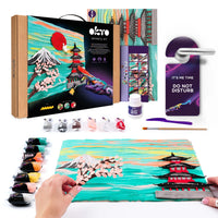 3D-Bilder, Reise-DIY, 3D-Gemälde TM OKTO #Japan, 30 x 30 cm
