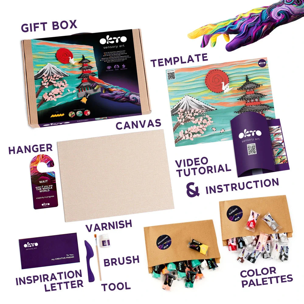 3D-Bilder, Reise-DIY, 3D-Gemälde TM OKTO 