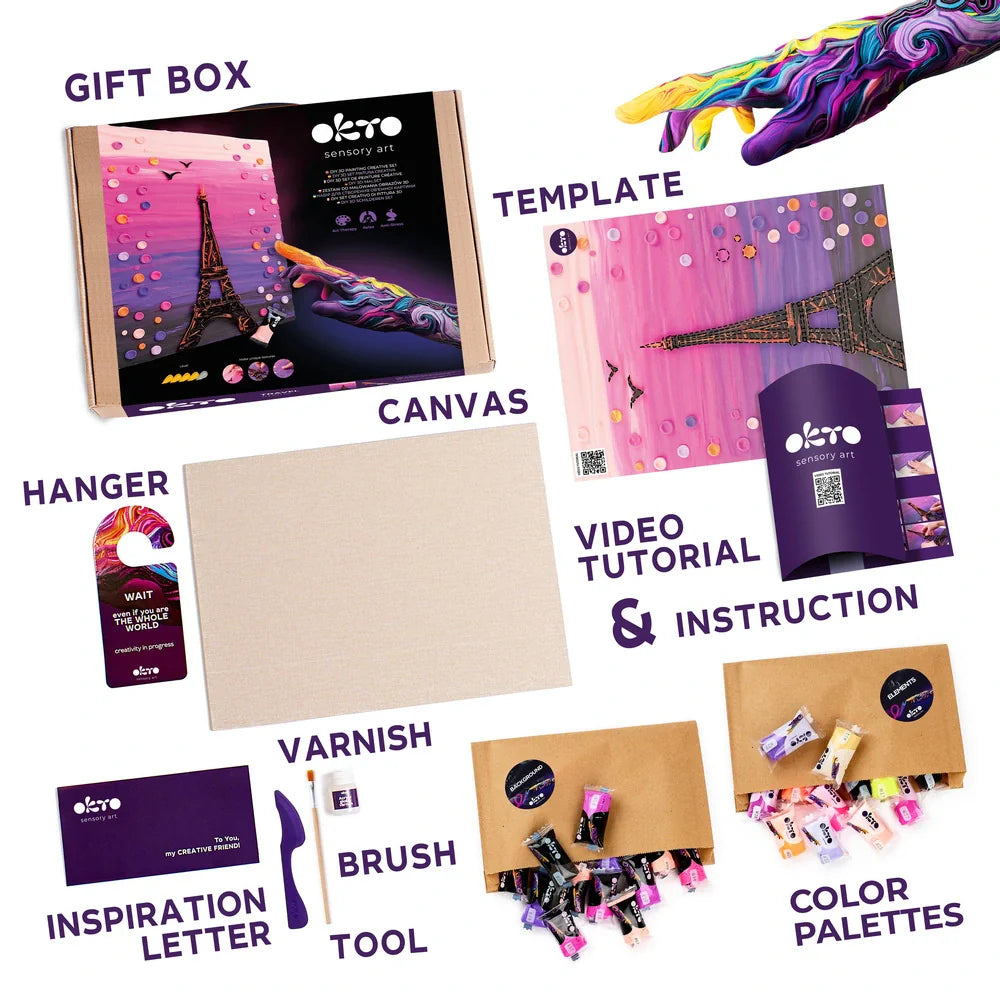 3D-Bilder, Reise-DIY, 3D-Gemälde TM OKTO 