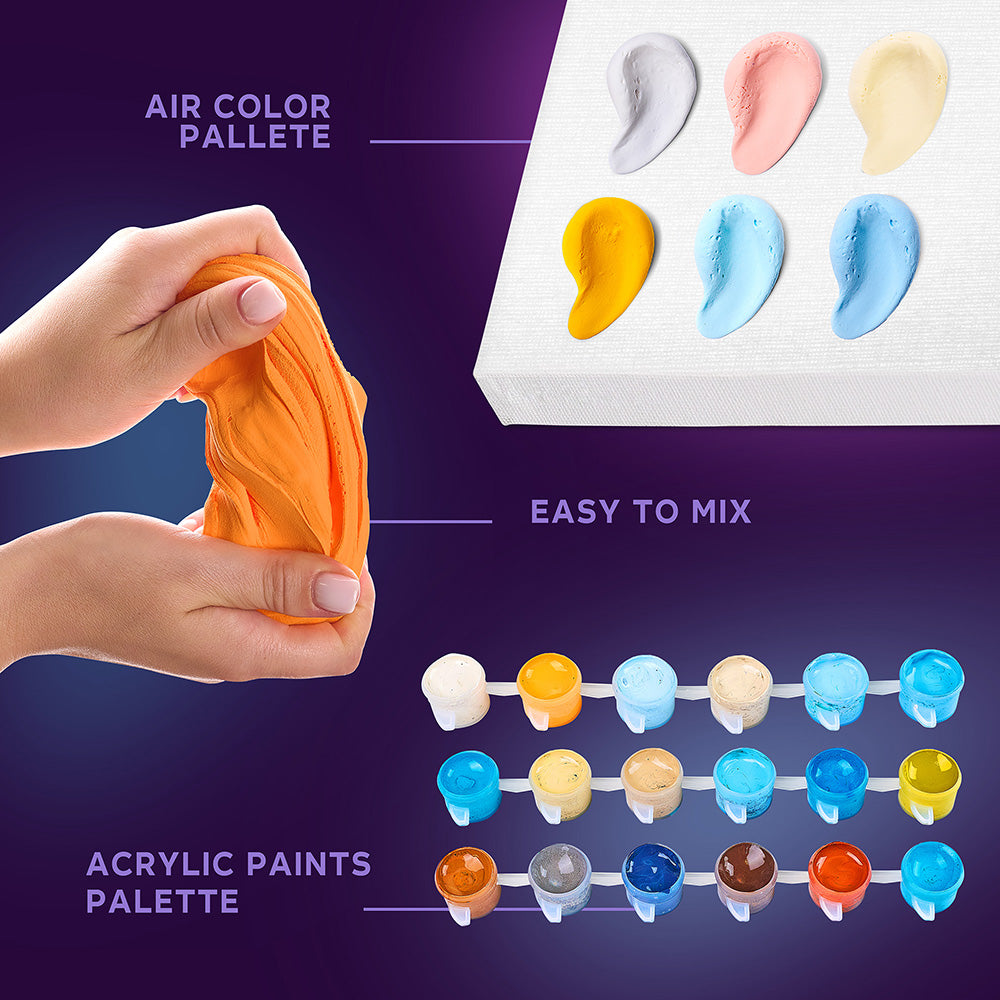 3D-Modellier- und Malset TM OKTO &amp; Ideyka „Grüße aus Paris“ 11,8" x 15,7" Zoll