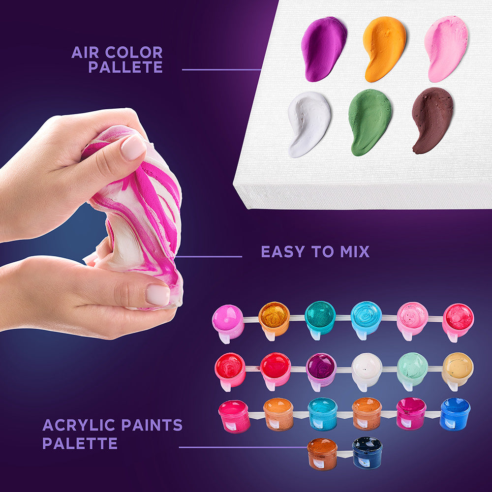 3D-Modellier- und Malset TM OKTO &amp; Ideyka „Verliebte Kolibris“ 11,8" x 15,7" Zoll