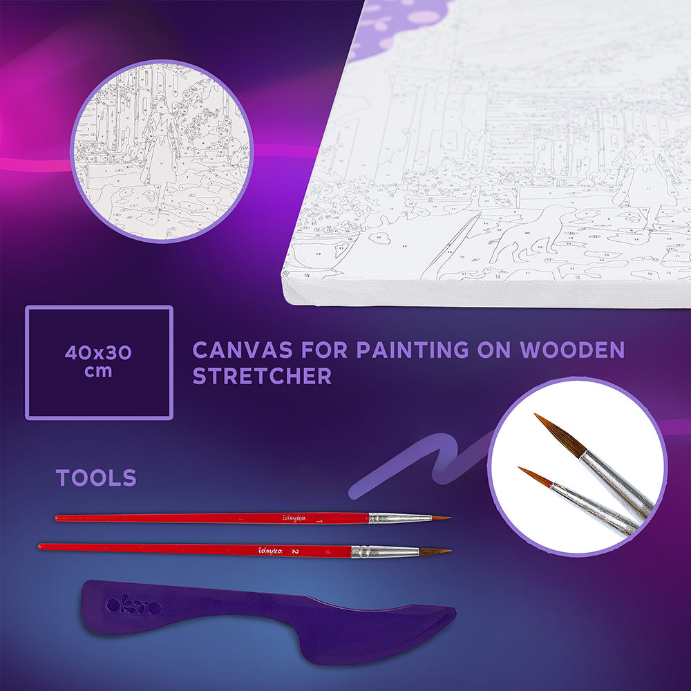 3D-Modellier- und Malset TM OKTO &amp; Ideyka „Lemon Weekend“ 11,8" x 15,7" Zoll